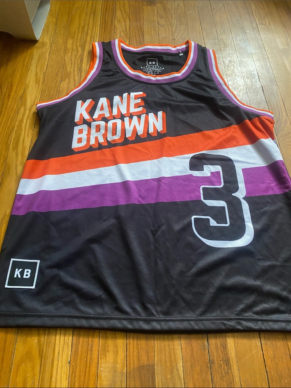 Kane Brown Black Stripe Jersey - Branded